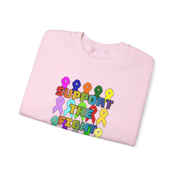 Support the Fight Unisex Heavy Blend™ Crewneck Sweatshirt