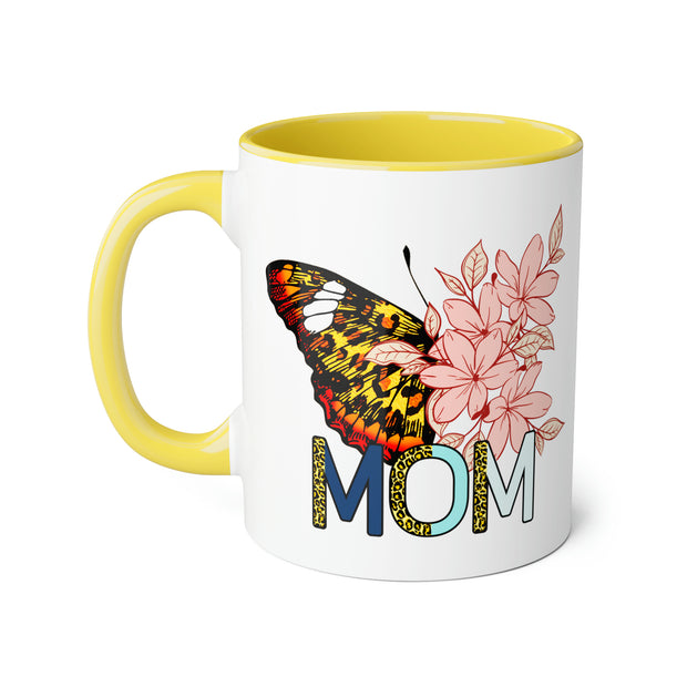 Butterfly Mom Accent Mugs, 11oz