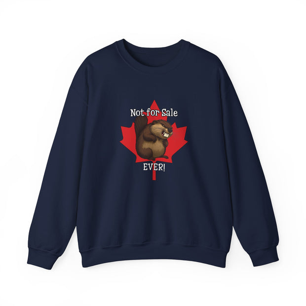 Sweatshirt Angry Beaver Canada Maple Leaf Unisex Heavy Blend Crewneck