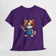 Horror Movie Cats Unisex Heavy Cotton Tee