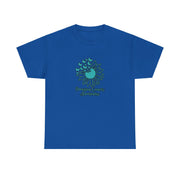 Ovarian Cancer Sunflower Unisex Heavy Cotton Tee