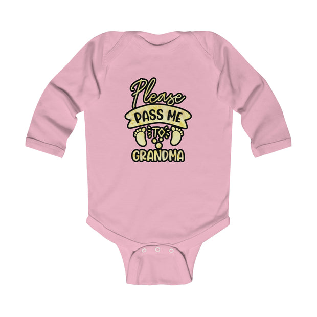 Pass me to Grandma Infant Long Sleeve Bodysuit