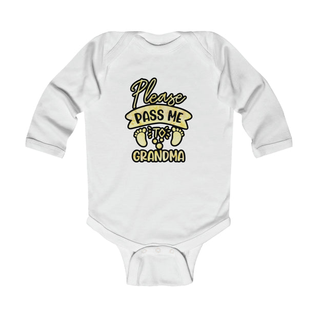 Pass me to Grandma Infant Long Sleeve Bodysuit