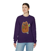 Christmas cat Unisex Heavy Blend™ Crewneck Sweatshirt