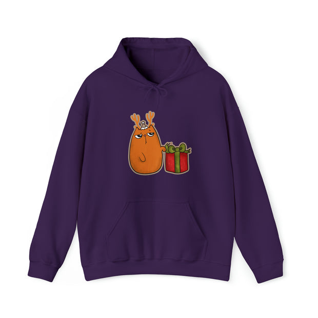Christmas cat Unisex Heavy Blend™ Hooded Sweatshirt