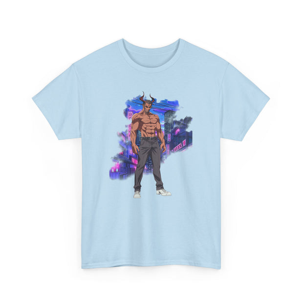 Anime Male Demon Unisex Heavy Cotton Tee