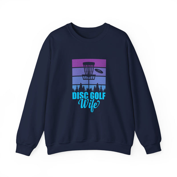 Disc Golf Wife Unisex Heavy Blend™ Crewneck Sweatshirt