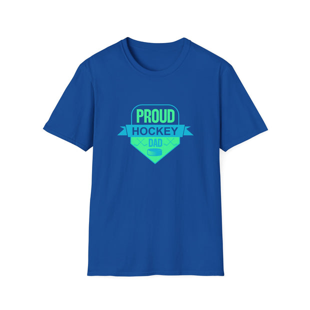 Proud Hockey Dad Unisex Softstyle T-Shirt