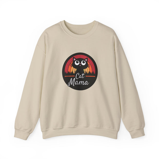 Cat Mama Unisex Heavy Blend™ Crewneck Sweatshirt