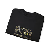 Peace Love Camping Unisex Heavy Blend™ Crewneck Sweatshirt