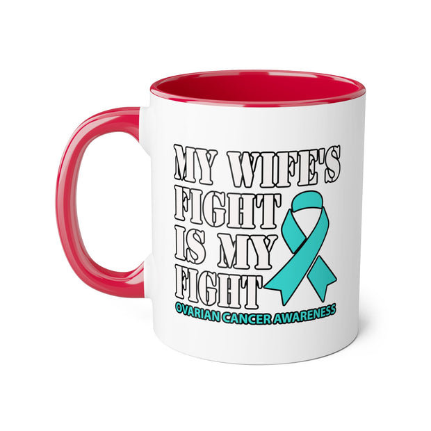 Ovarian Cancer Accent Mugs, 11oz