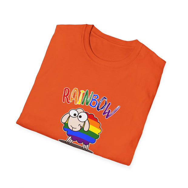 Rainbow Sheep Unisex Softstyle T-Shirt