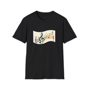 Musical Notes Unisex Softstyle T-Shirt