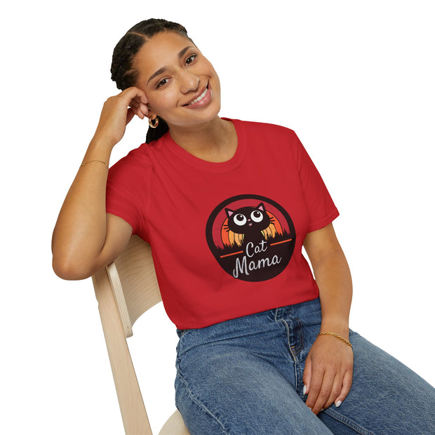 Cat Mama Unisex Softstyle T-Shirt