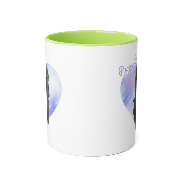 Puppy Love Accent Mugs, 11oz