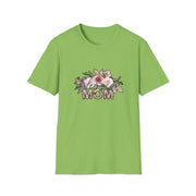 Mom Flowers Unisex Softstyle T-Shirt