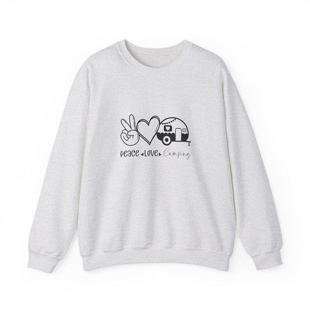 Peace Love Camping Unisex Heavy Blend™ Crewneck Sweatshirt
