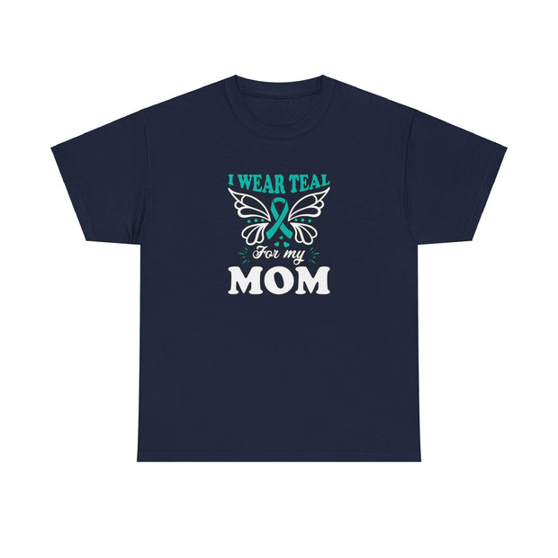 I Wear Teal Unisex Heavy Cotton Tee
