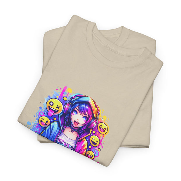 Graffiti Anime Girls Unisex Heavy Cotton Tee