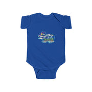 Nighttime bear Infant Fine Jersey Bodysuit