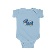 Nighttime bear Infant Fine Jersey Bodysuit