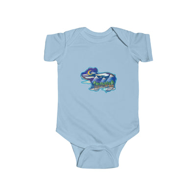 Nighttime bear Infant Fine Jersey Bodysuit