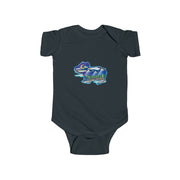 Nighttime bear Infant Fine Jersey Bodysuit