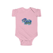 Nighttime bear Infant Fine Jersey Bodysuit