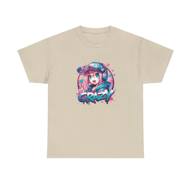Graffiti Anime Girls Unisex Heavy Cotton Tee