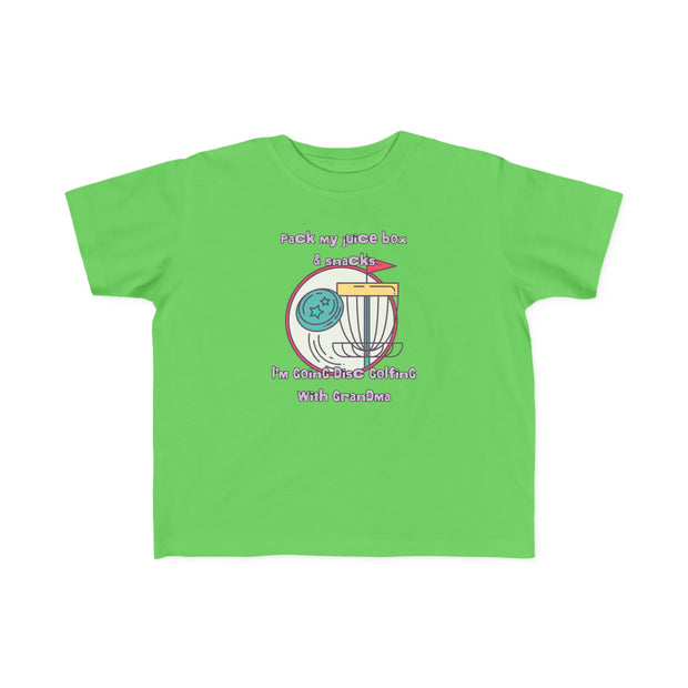 Disc Golf with Grandma Toddler's Fine Jersey Tee