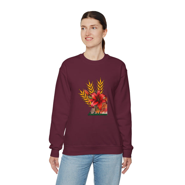Saskatchewan Lily Unisex Heavy Blend™ Crewneck Sweatshirt