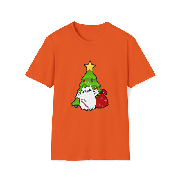 Christmas Cat Unisex Softstyle T-Shirt