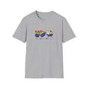 Peace Love and Pride Unisex Softstyle T-Shirt