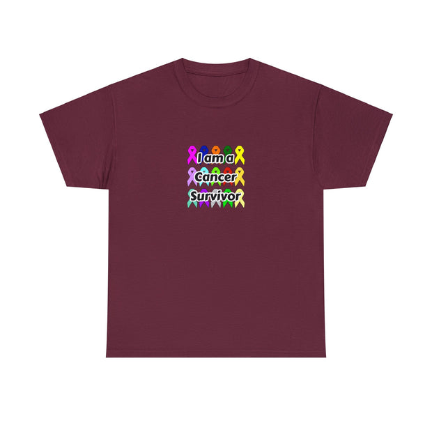 Cancer Survivor Unisex Heavy Cotton Tee