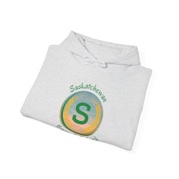 Saskatchewan Born & Raised Unisex Heavy Blend™ Hooded Sweatshirt