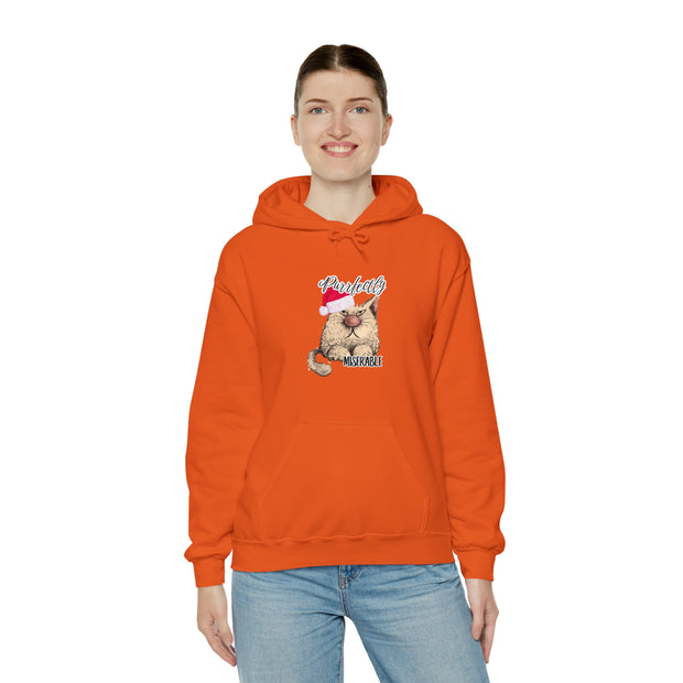 Christmas cat Unisex Heavy Blend™ Hooded Sweatshirt