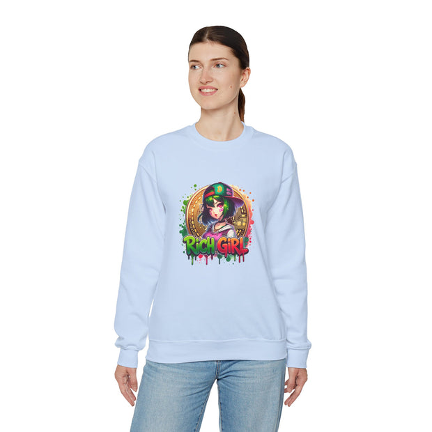 Graffiti Anime Girls Unisex Heavy Blend™ Crewneck Sweatshirt