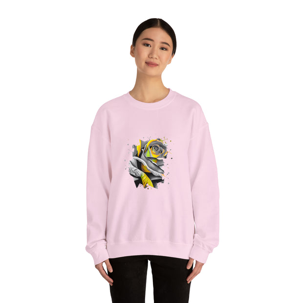 Rose Unisex Heavy Blend™ Crewneck Sweatshirt