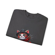 Horror Movie Cats Unisex Heavy Blend™ Crewneck Sweatshirt
