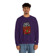 Christmas cat Unisex Heavy Blend™ Crewneck Sweatshirt