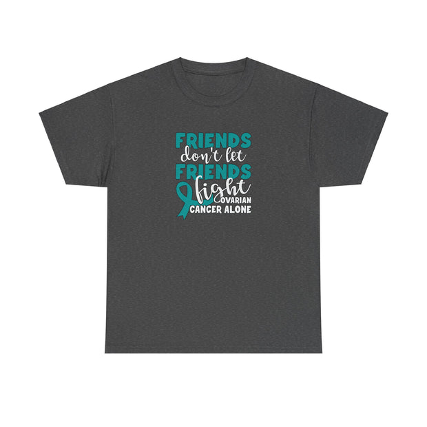 Ovarian Cancer Friends Unisex Heavy Cotton Tee
