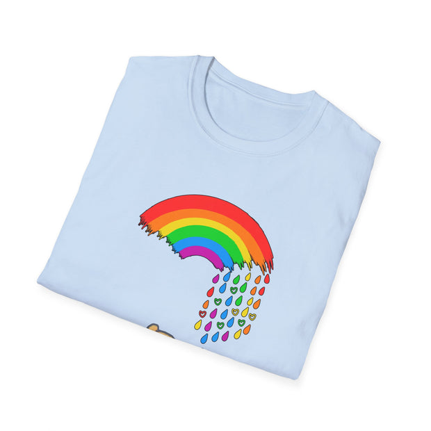 Winnie the Pooh Raining Pride Unisex Softstyle T-Shirt