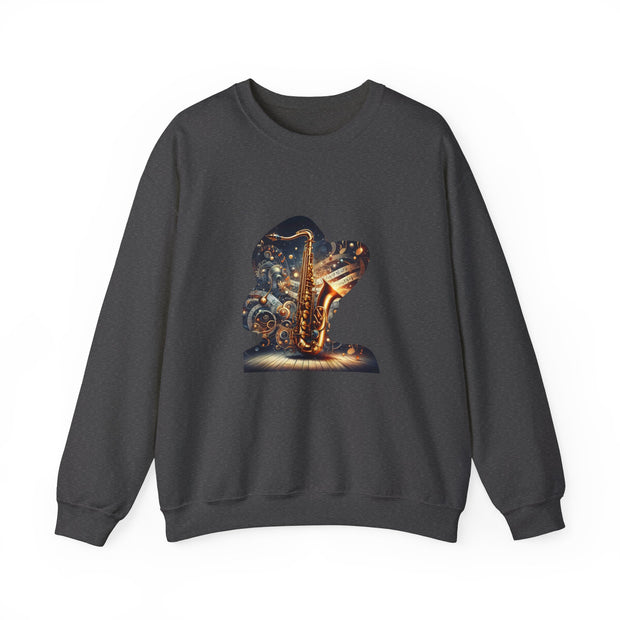 Saxophone Unisex Heavy Blend™ Crewneck Sweatshirt