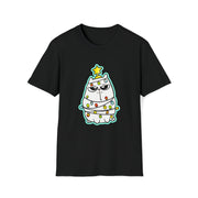 Christmas cat Unisex Softstyle T-Shirt