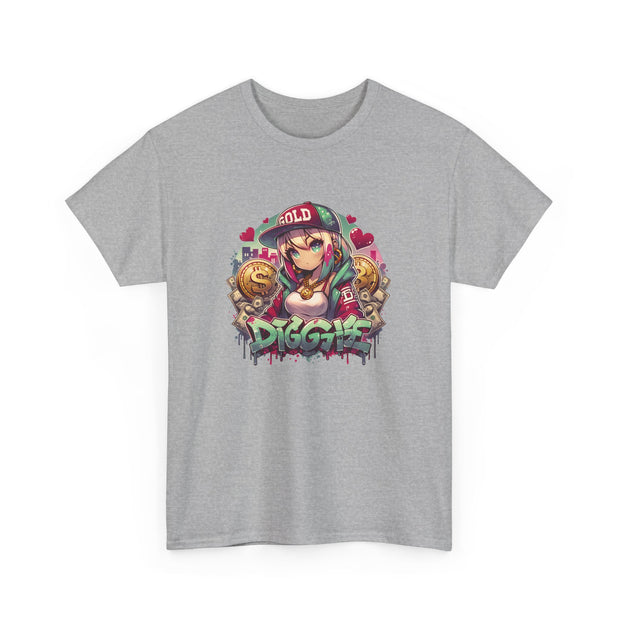 Graffiti Anime Girls Unisex Heavy Cotton Tee