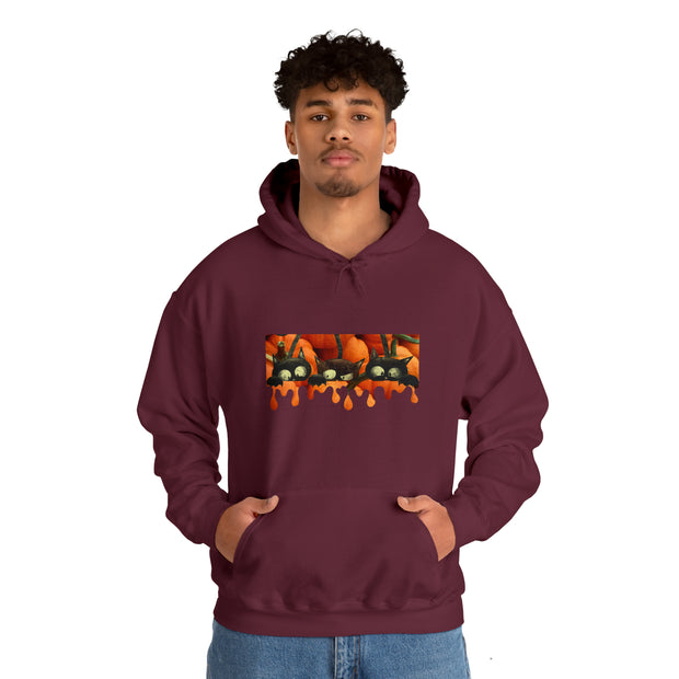 Pumpkin cats Unisex Heavy Blend™ Hooded Sweatshirt