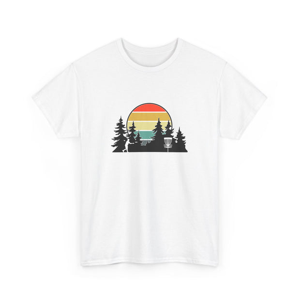 Retro Disc Golf Unisex Heavy Cotton Tee