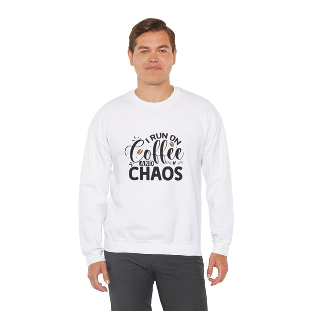 Coffee and Chaos Unisex Heavy Blend™ Crewneck Sweatshirt