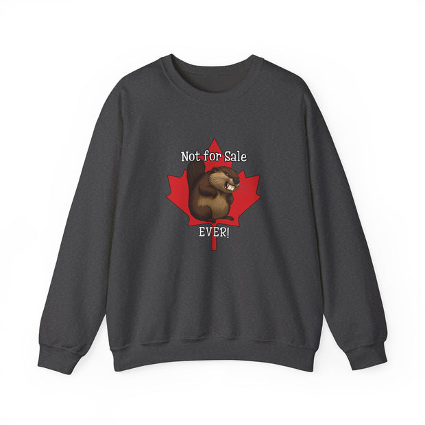 Sweatshirt Angry Beaver Canada Maple Leaf Unisex Heavy Blend Crewneck