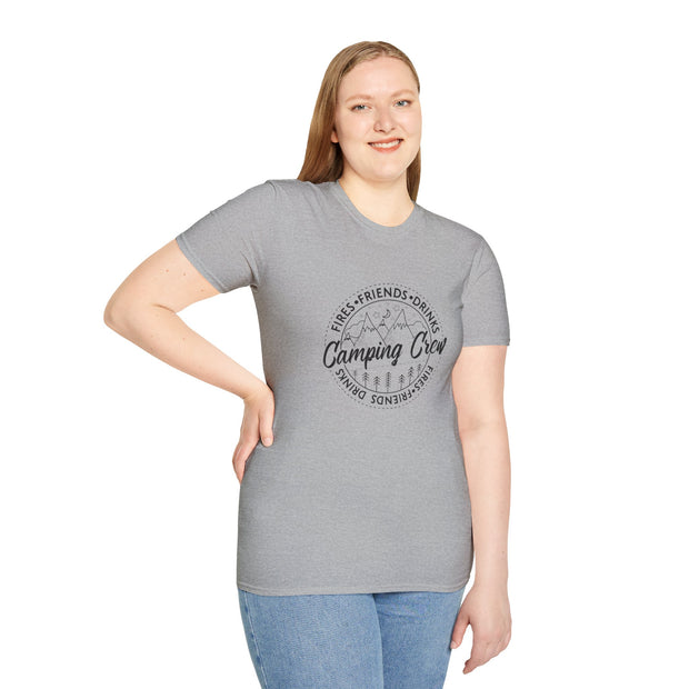 Camping Crew Unisex Softstyle T-Shirt